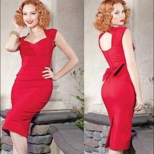 Stop Staring! Red Love dress Size Small